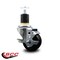 Service Caster 3'' Soft Rubber Swivel 1-7/8'' Expanding Stem Caster with Brake SCC-EX20S314-SRS-TLB-178 - alternate 4